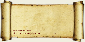 Jordanka Nenadić vizit kartica